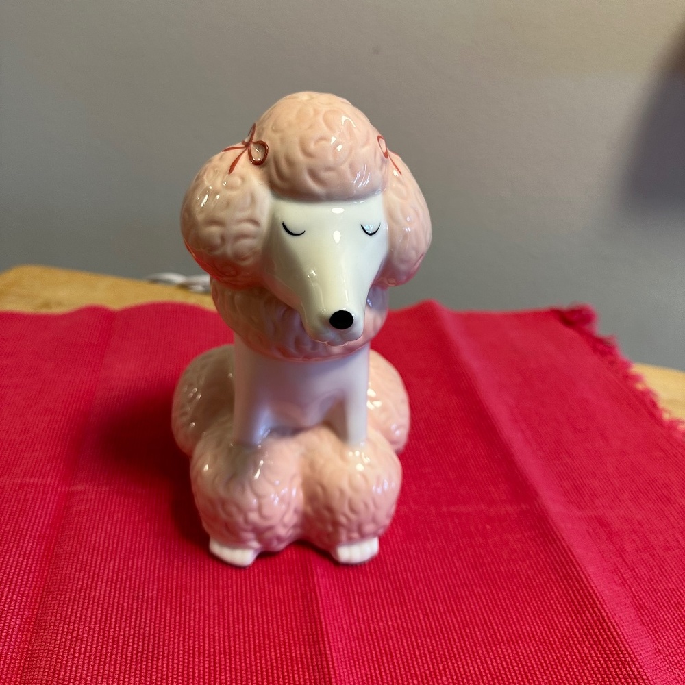 Pink Poodle Lamp